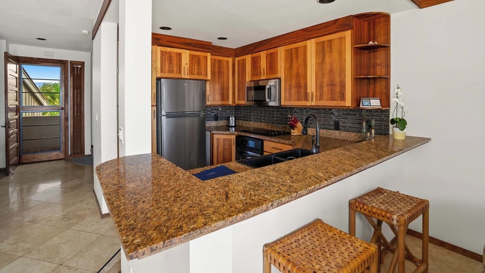 Whalers Cove at Koloa Landing #230 - Kitchen & Breakfast Bar - Parrish Kauai