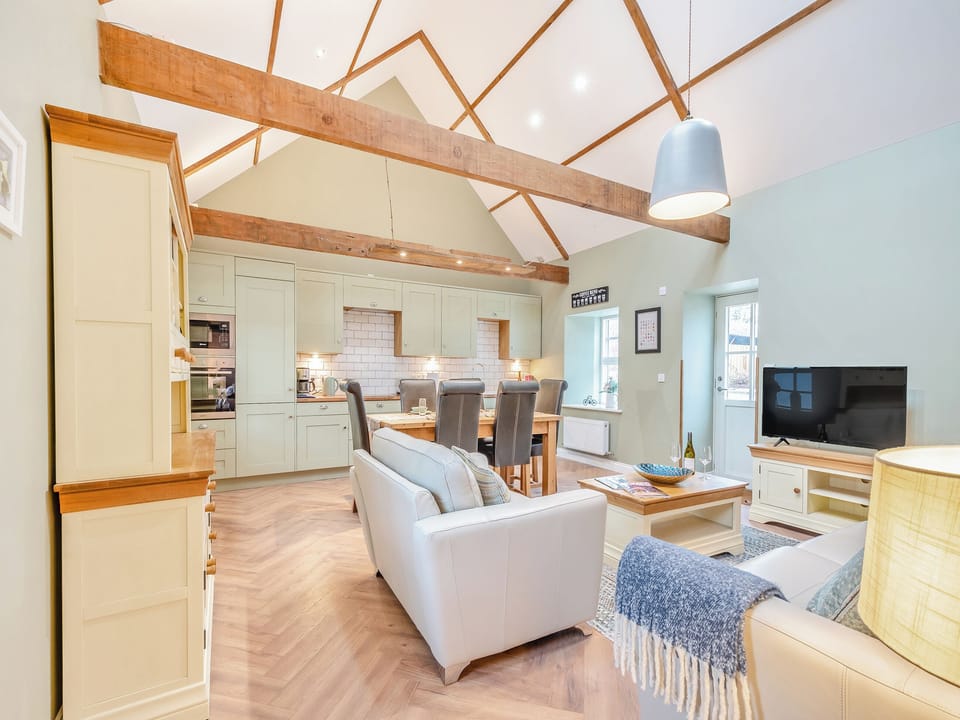 Open plan living space | The Byre - Pleasantfield Farm, Ayr