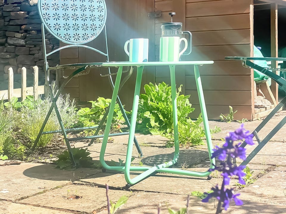 Sitting-out-area | Welsh Yard Cottage, Penrith