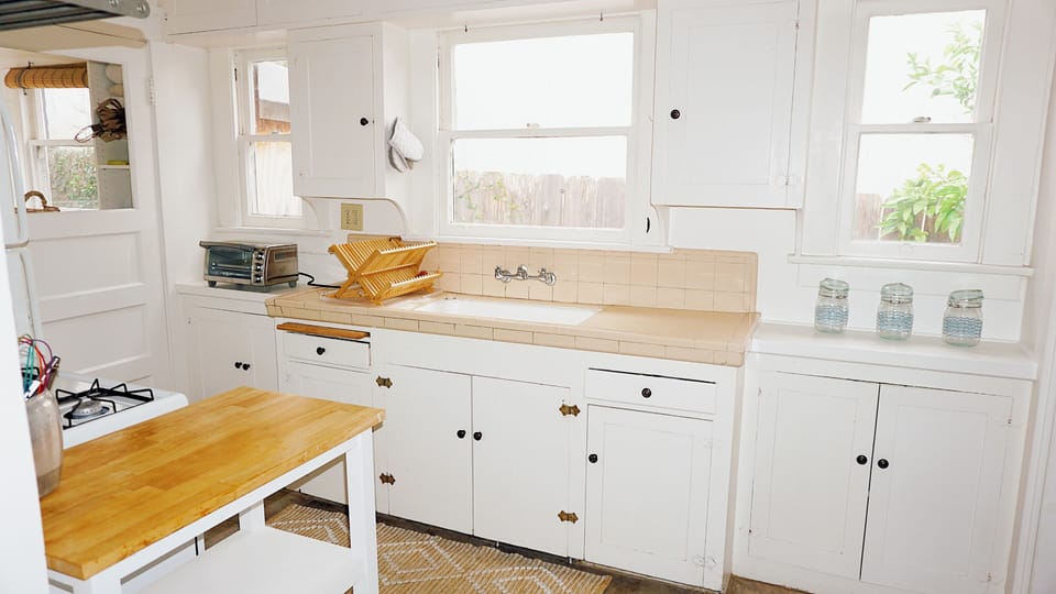 Get lost cutting veggies in our kitchen of historic character