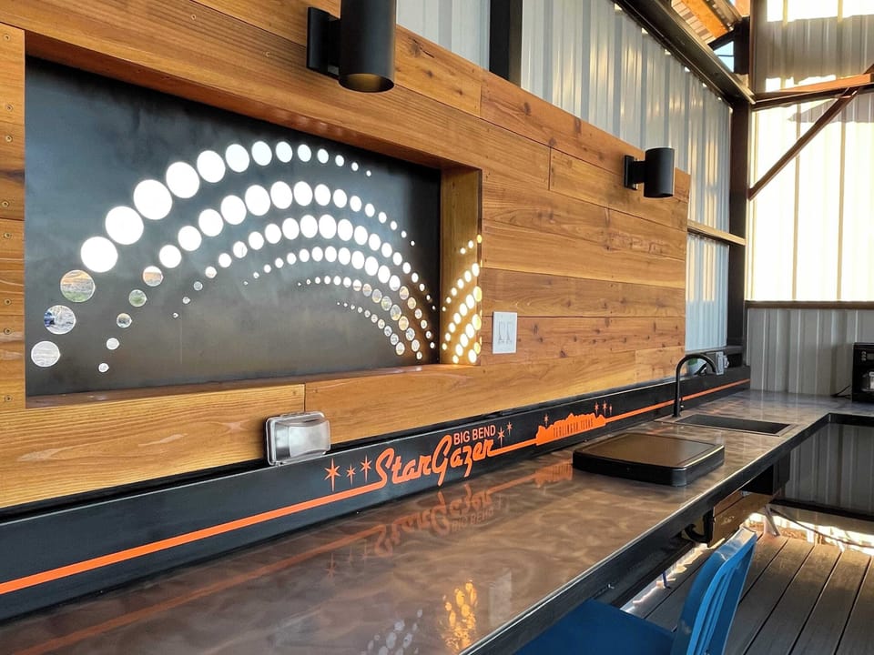 Outdoor Kitchen on Covered Deck