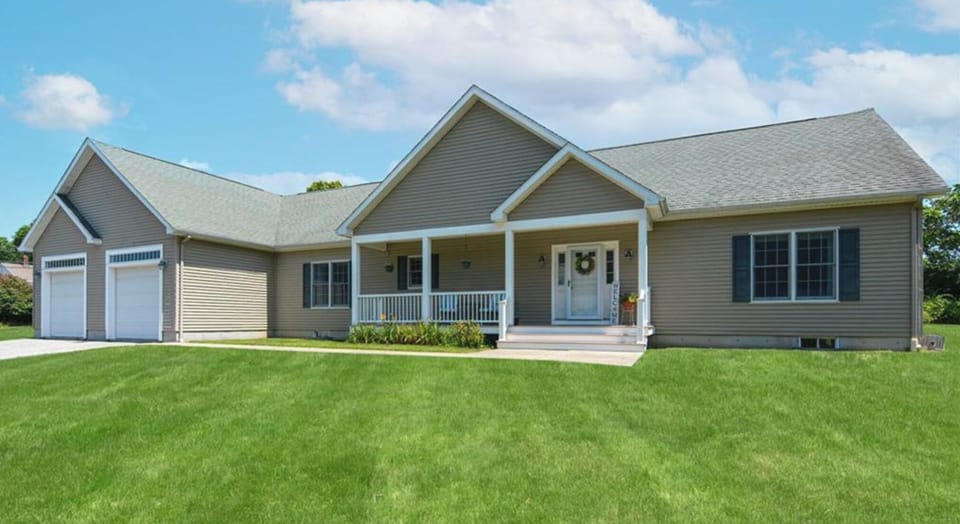 45 Wyatt Road - Modern Coastal Luxury!  Enjoy sitting on the west facing front porch to soak in Rhode Island's spectacular sunsets. 