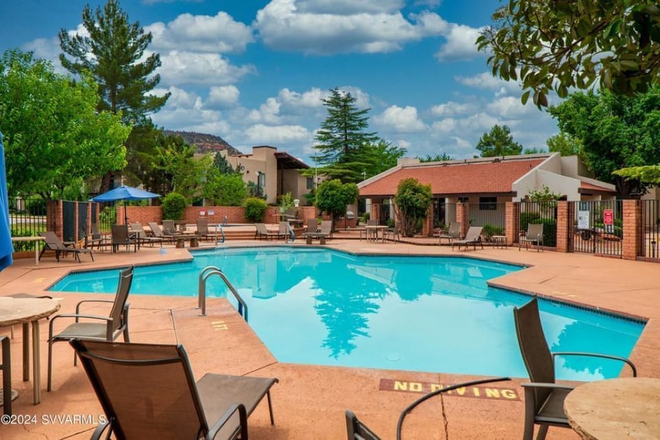 Take a plunge in the community pool and bask in the Sedona Sun. 