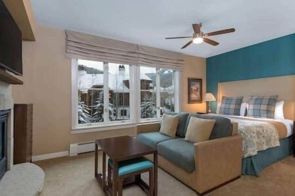 Bedroom with sofa