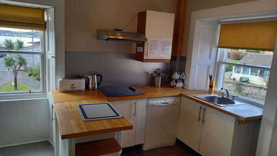 Kitchen with views