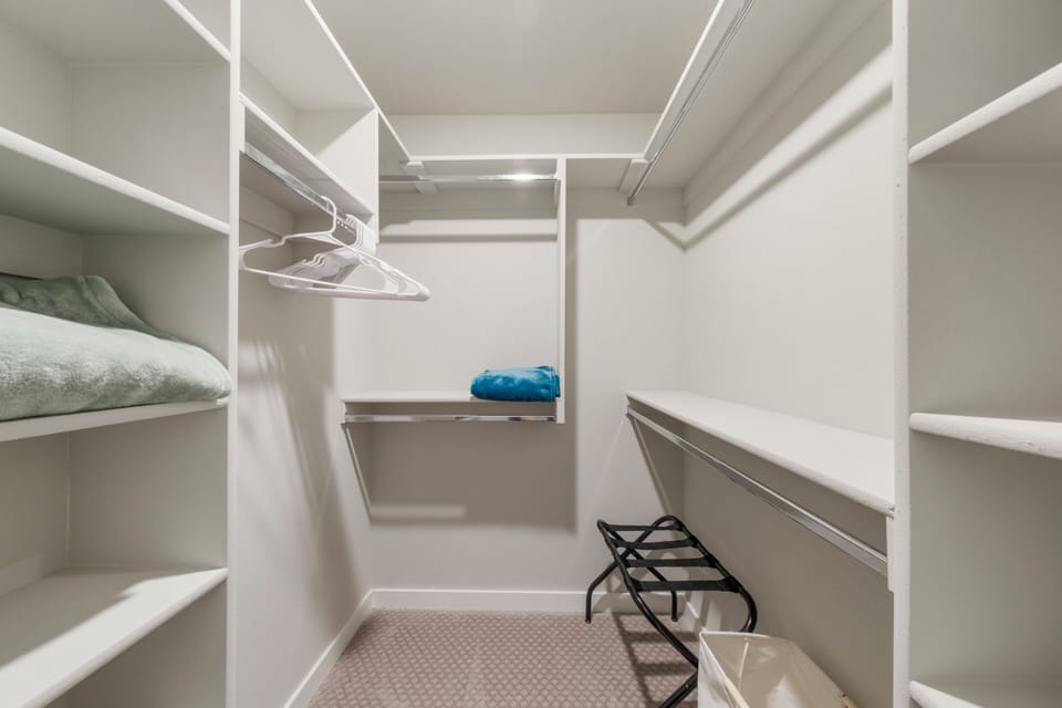 Primary closet