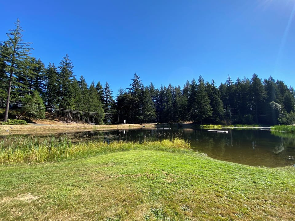 Swimming lake at Scenic Estates