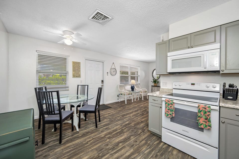 Roomy updated kitchen