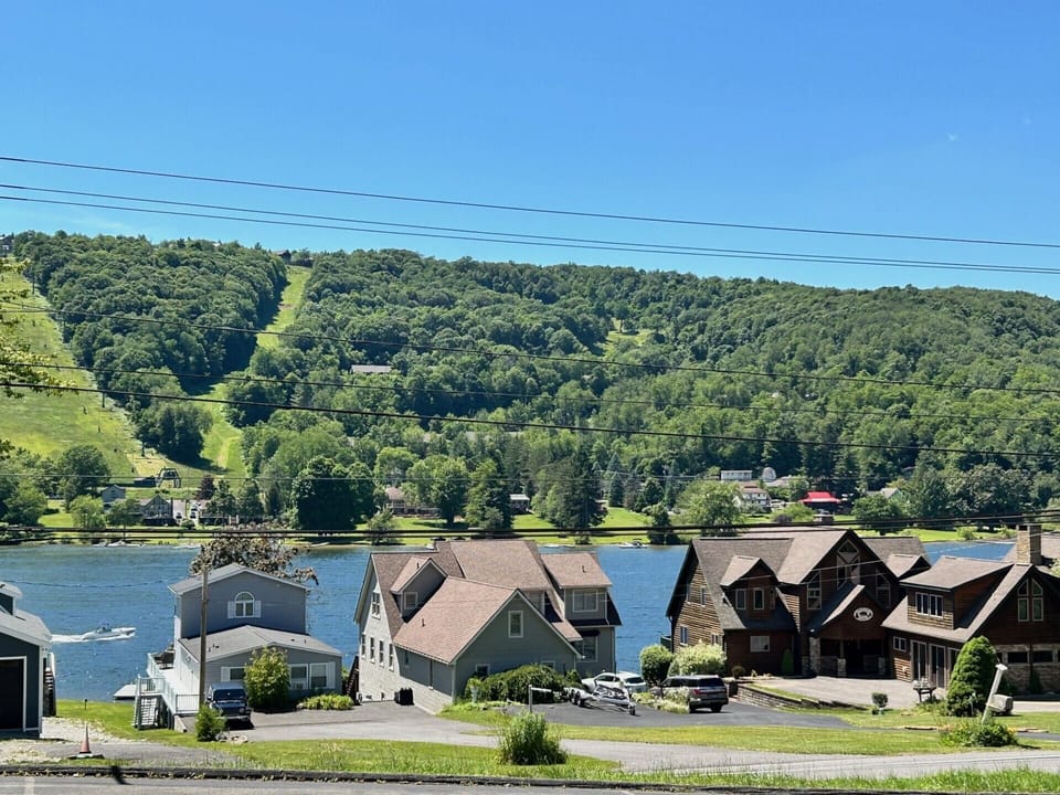 Lake and Ski Slope Views