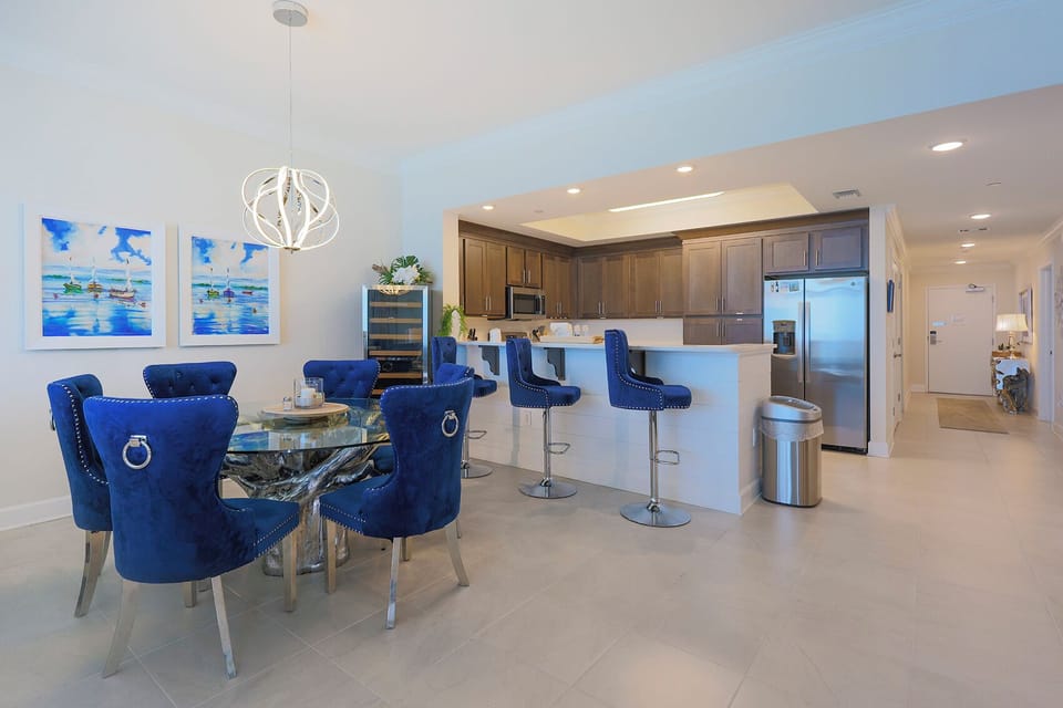 Dine in this elegant space with a family meal or fun game night and create lasting memories