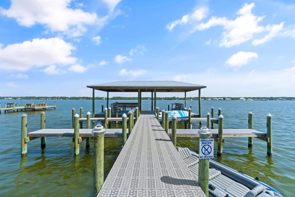 Pier with Boat Slips