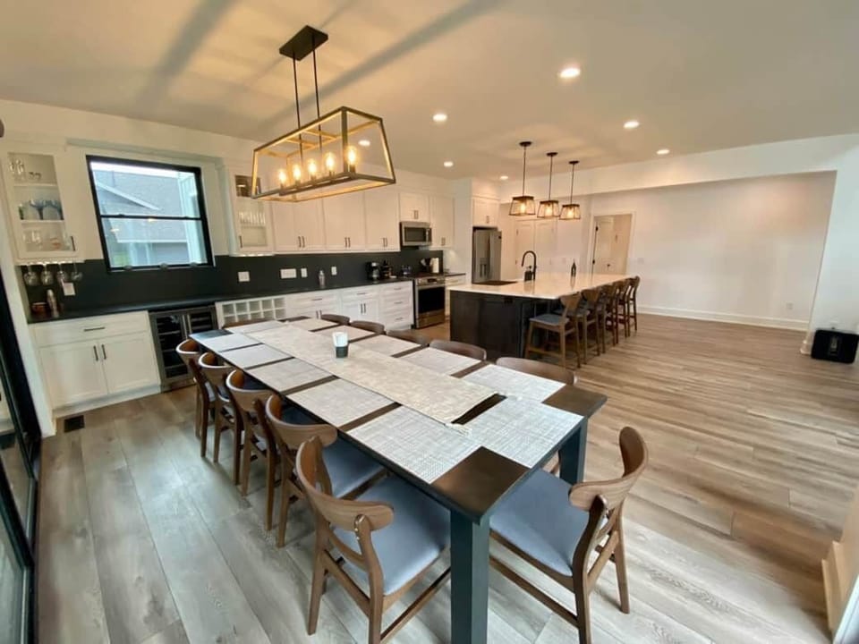 Dining table w/ seating for up to 12