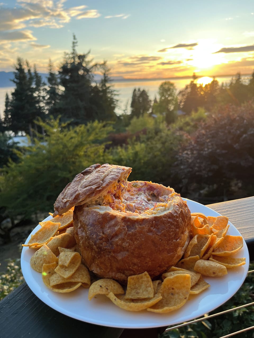 Crab dip on deck (guest photo courtesy of Todd from Texas)