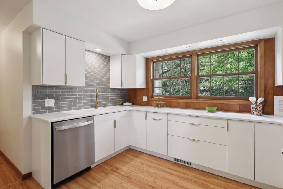 New remodeled kitchen.