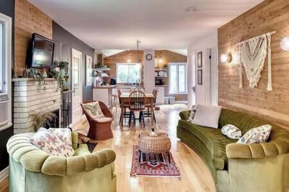 Living Room: Experience comfort and charm in the spacious living room area.