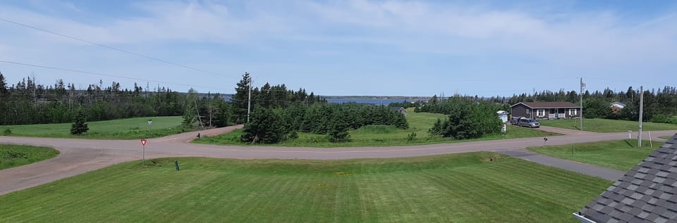 View from our front porch of Tracadie Bay.