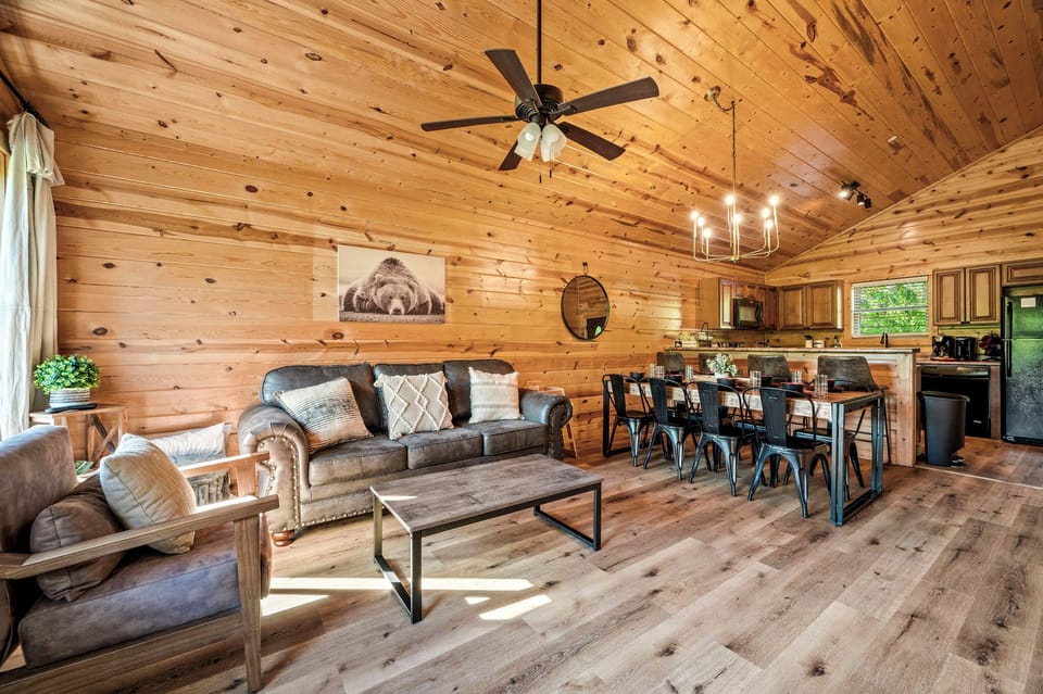 Living Room and Dining Area