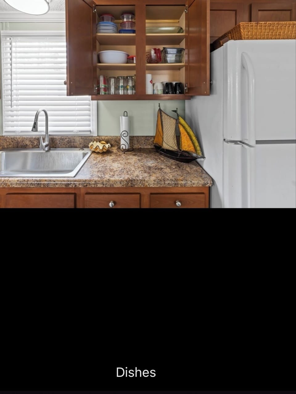 Fully stocked kitchen