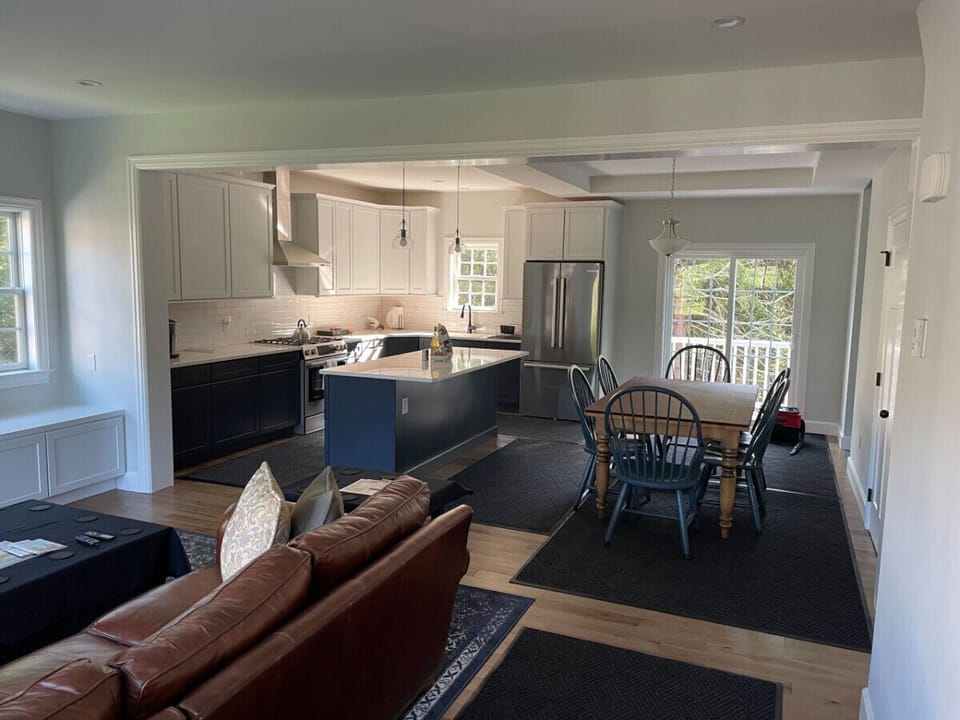 Large open floor plan,