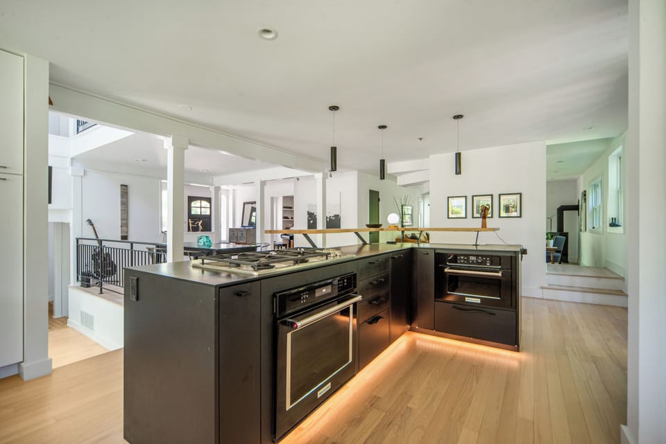 Open concept kitchen and dining room make for the perfect spot to entertain