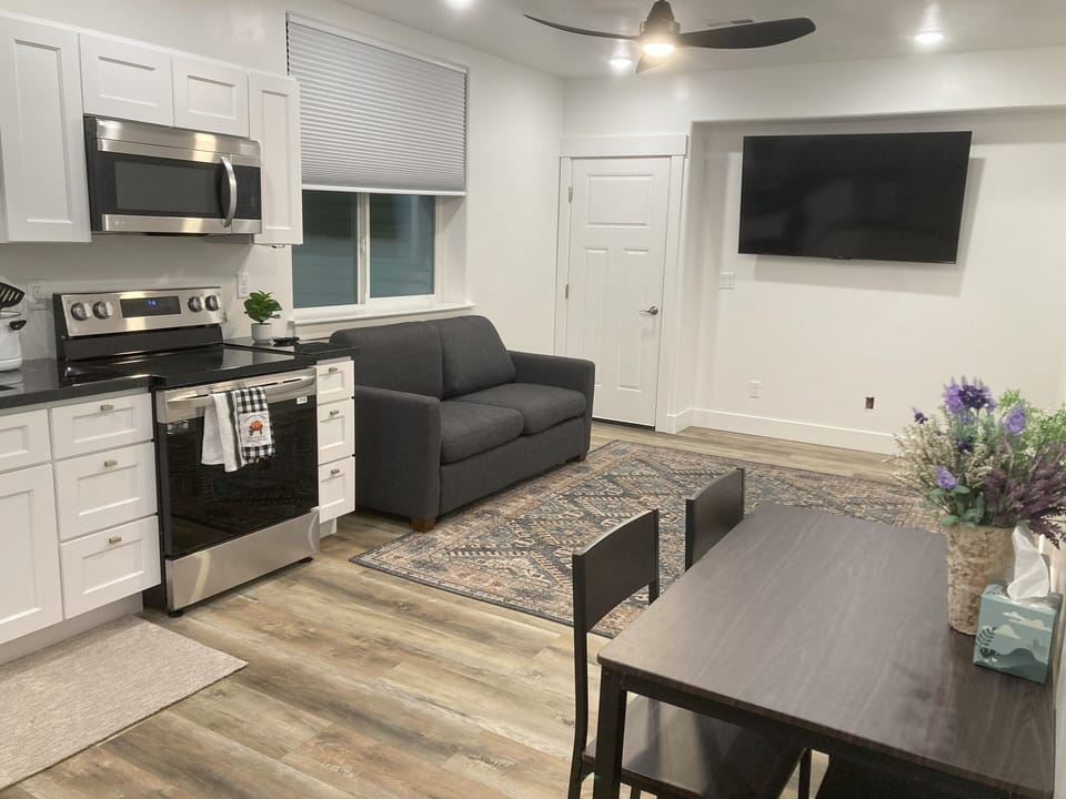 Full Kitchen and Living Room