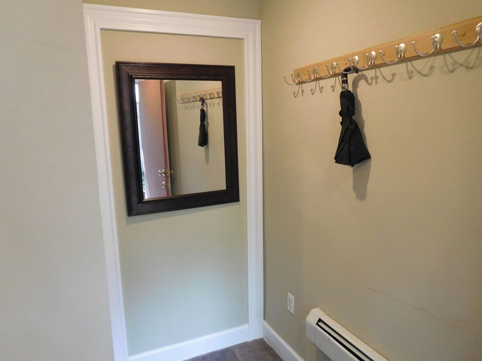 Entry hall with coat hooks