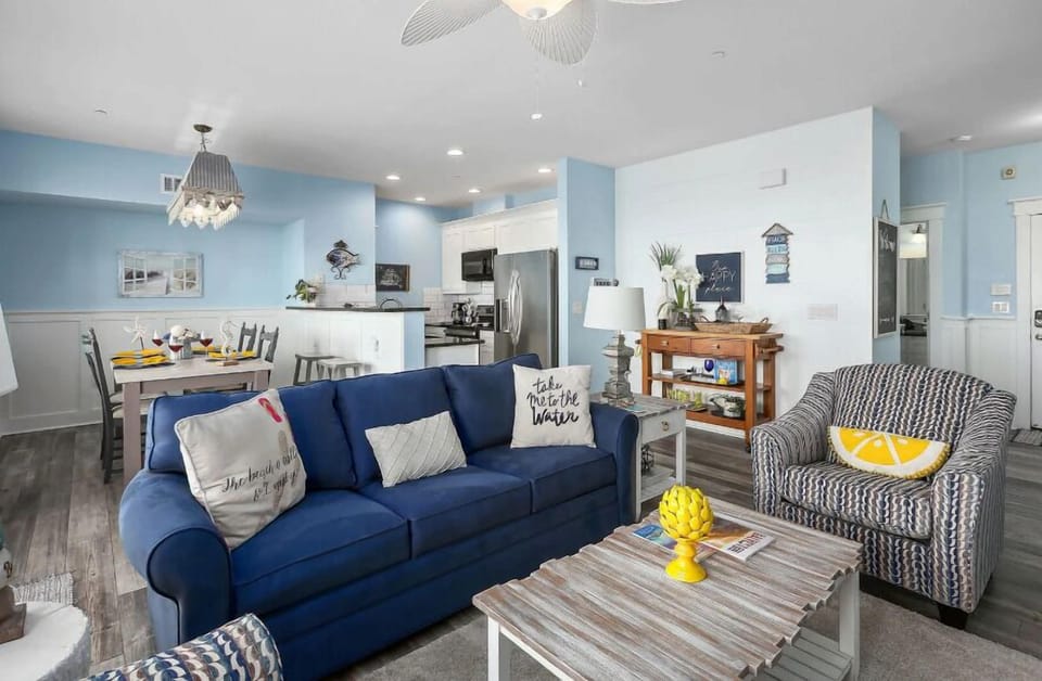 Comfortable, open concept