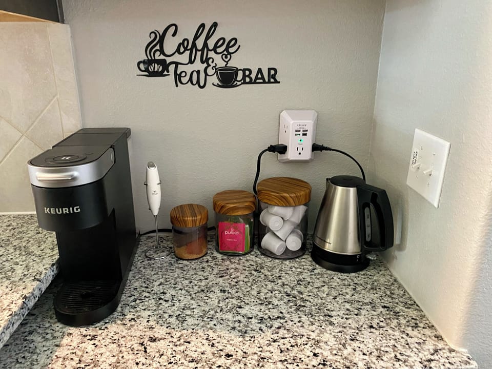 Complimentary Coffee and tea bar