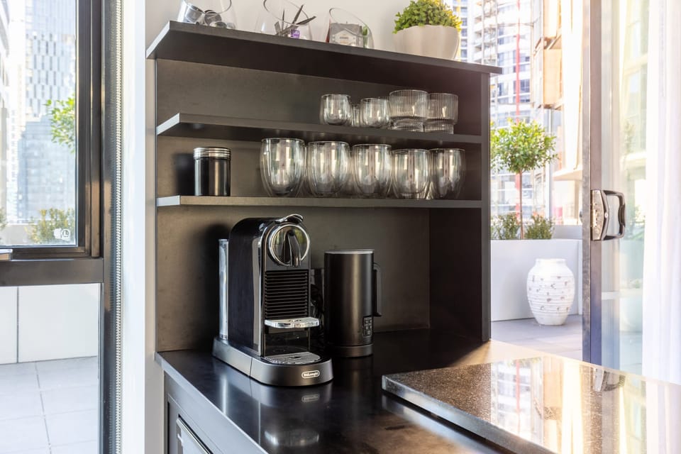 KITCHEN: A convenient coffee setup for a fresh start to your day