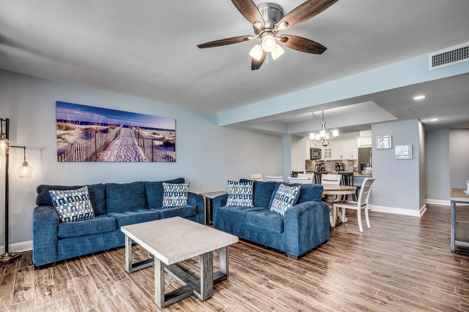 Comfortable living room seating