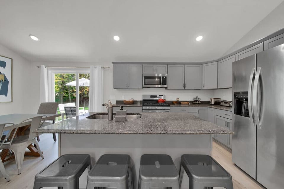 The kitchen is very updated and stocked with your culinary needs!