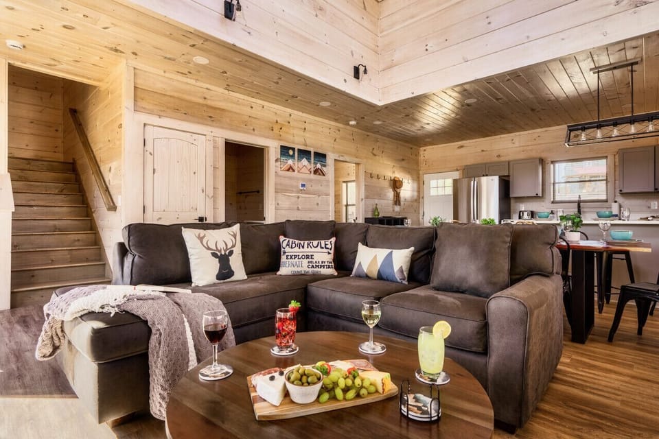 Cozy up in style! Spacious living area perfect for relaxing, dining, and unwinding.