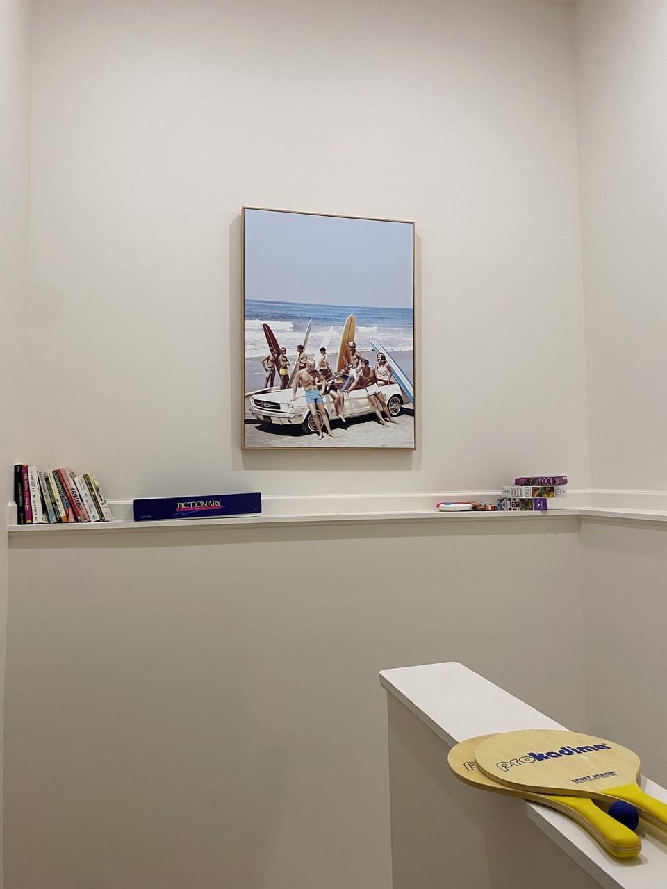 Make your way to the game room and grab a book, puzzle, or board game