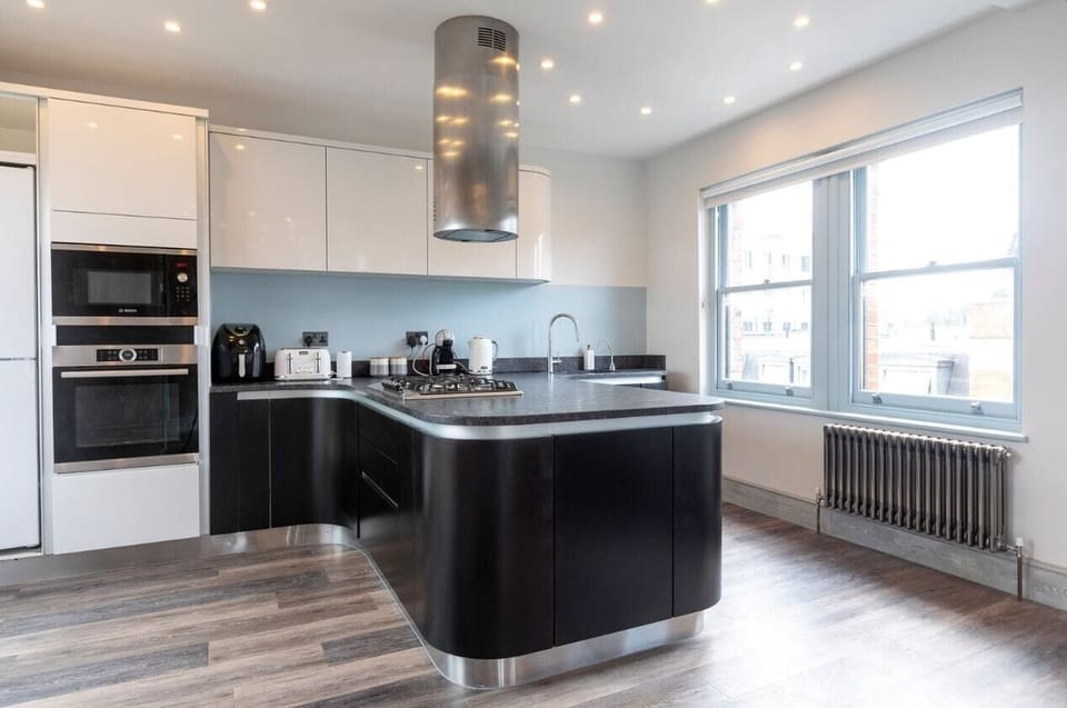 Open plan kitchen