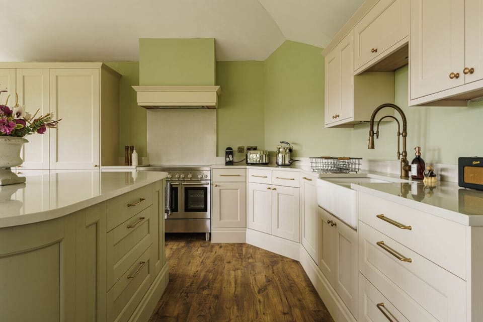 Bright and airy kitchen to inspire your culinary adventures.`