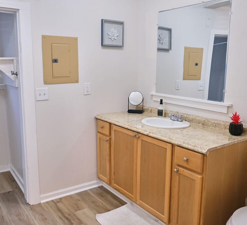 Oddly large bathroom if I do say so myself
