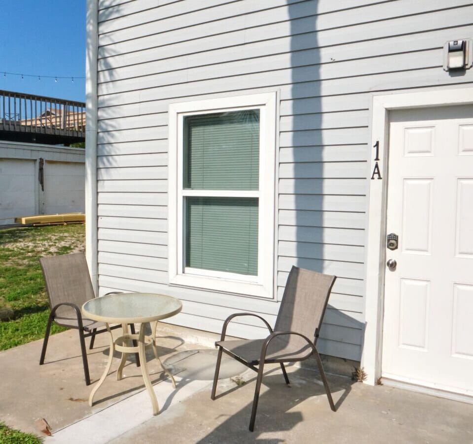 Outdoor sitting area