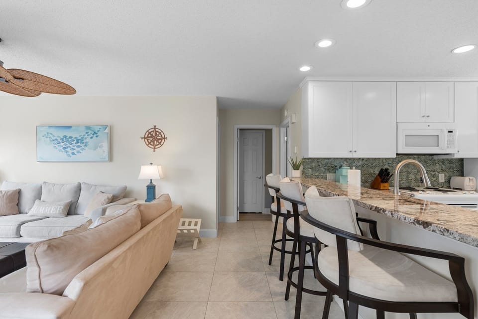 Breakfast bar seating