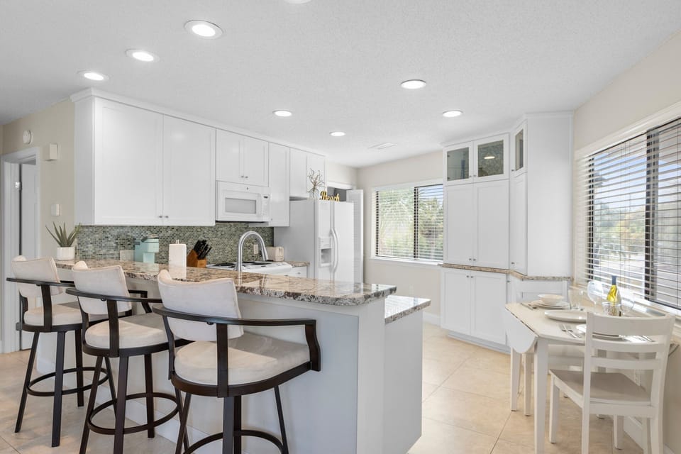Dining and kitchen area
