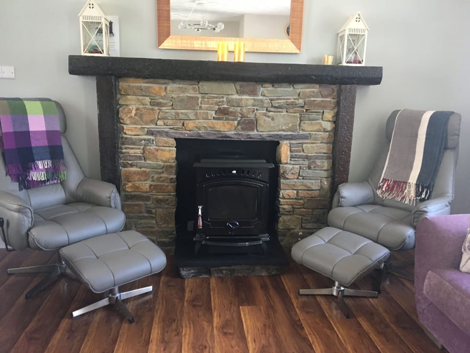 lisscannor stone heart.
Oil fired stove for your comfort