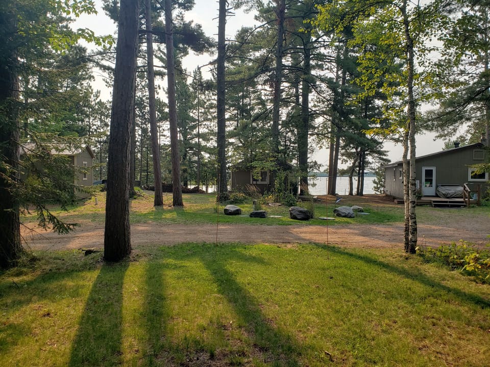 Wide view of the property