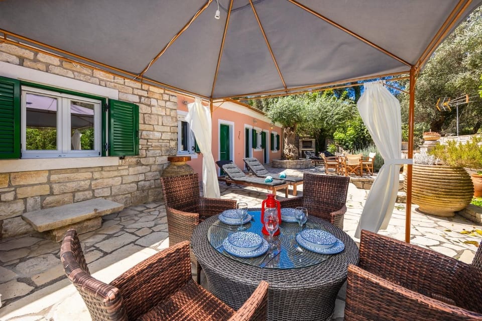 Sheltered terrace area