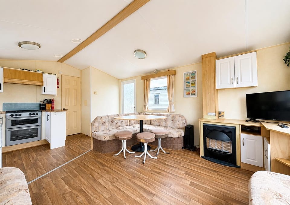 The bedrooms in a caravan at Heacham Beach Holiday Park are perfect for unwinding after enjoying fish and chips in Hunstanton or visiting the Hunstanton Sea Life Sanctuary Norfolk.