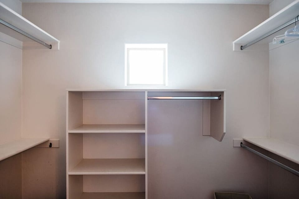 Tons of closet space in Master bedroom.