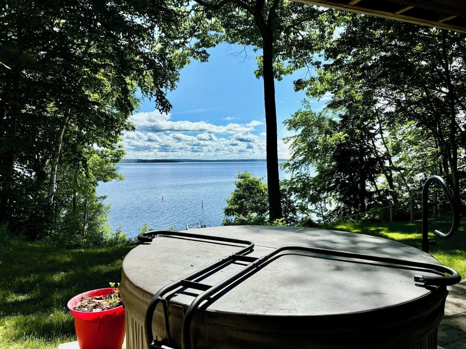 Main House Hot Tub View