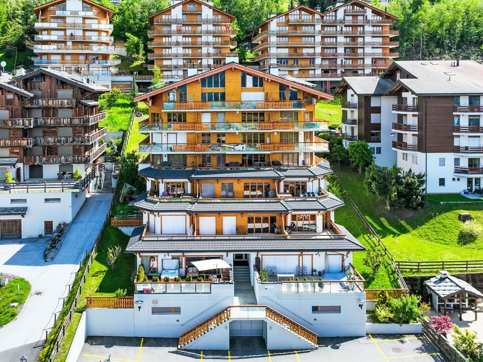 Building, Plant, Condominium, Urban Design, Vegetation, Window, Tower Block, House, Tree, Landscape
