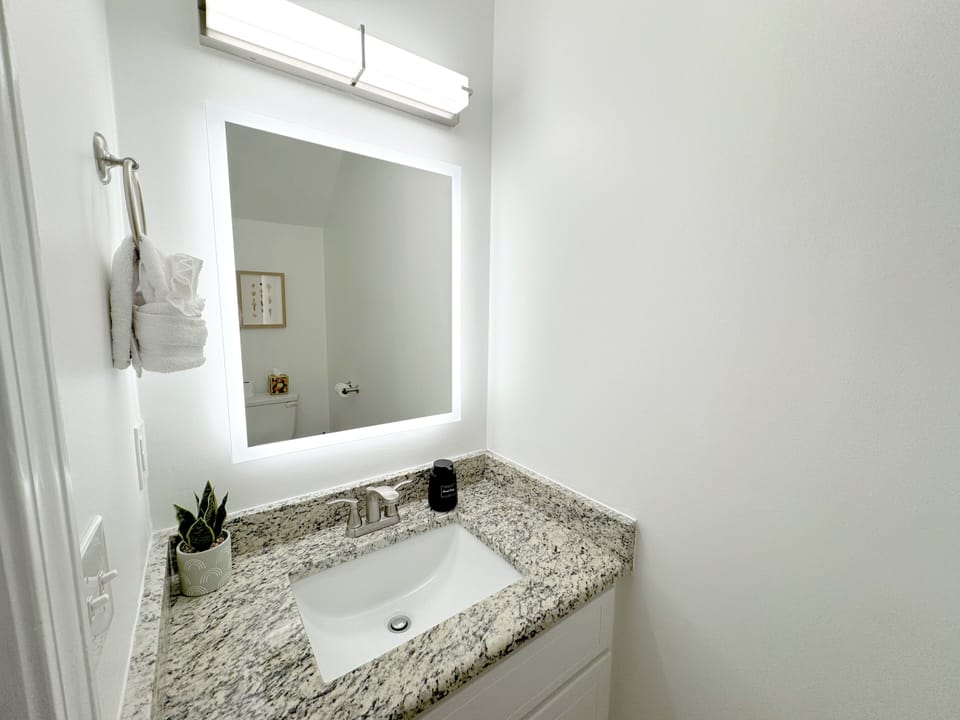 half-bath downstairs