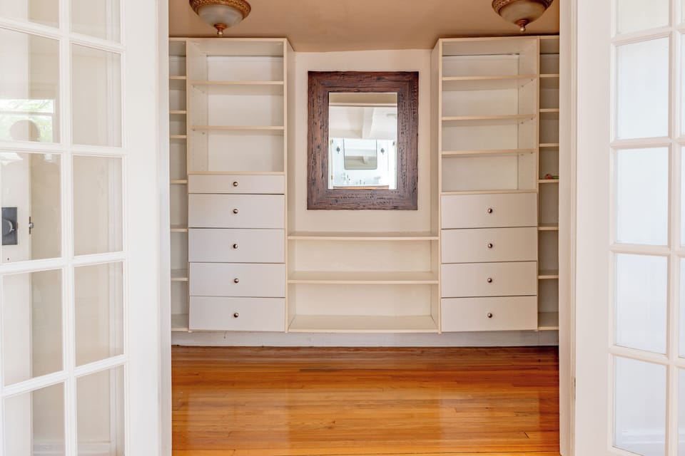 Ample space for your belongings. 