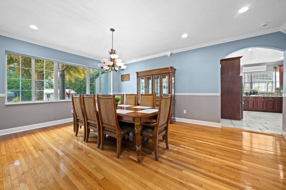 Our spacious dining area is perfect for any occasion.