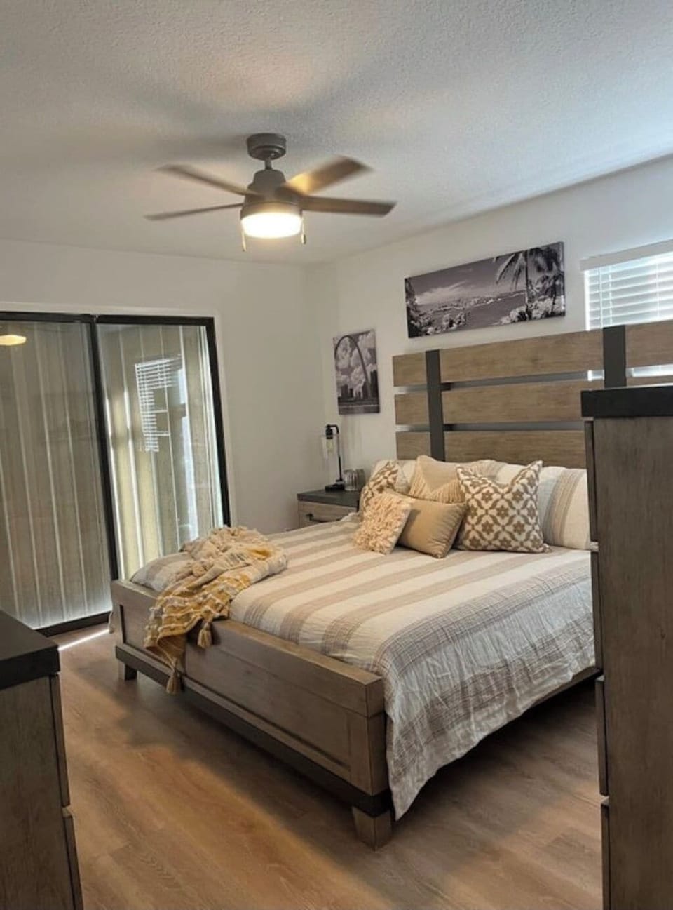 Bedroom #3 Master with King Temper-pedic bed & Smart Tv